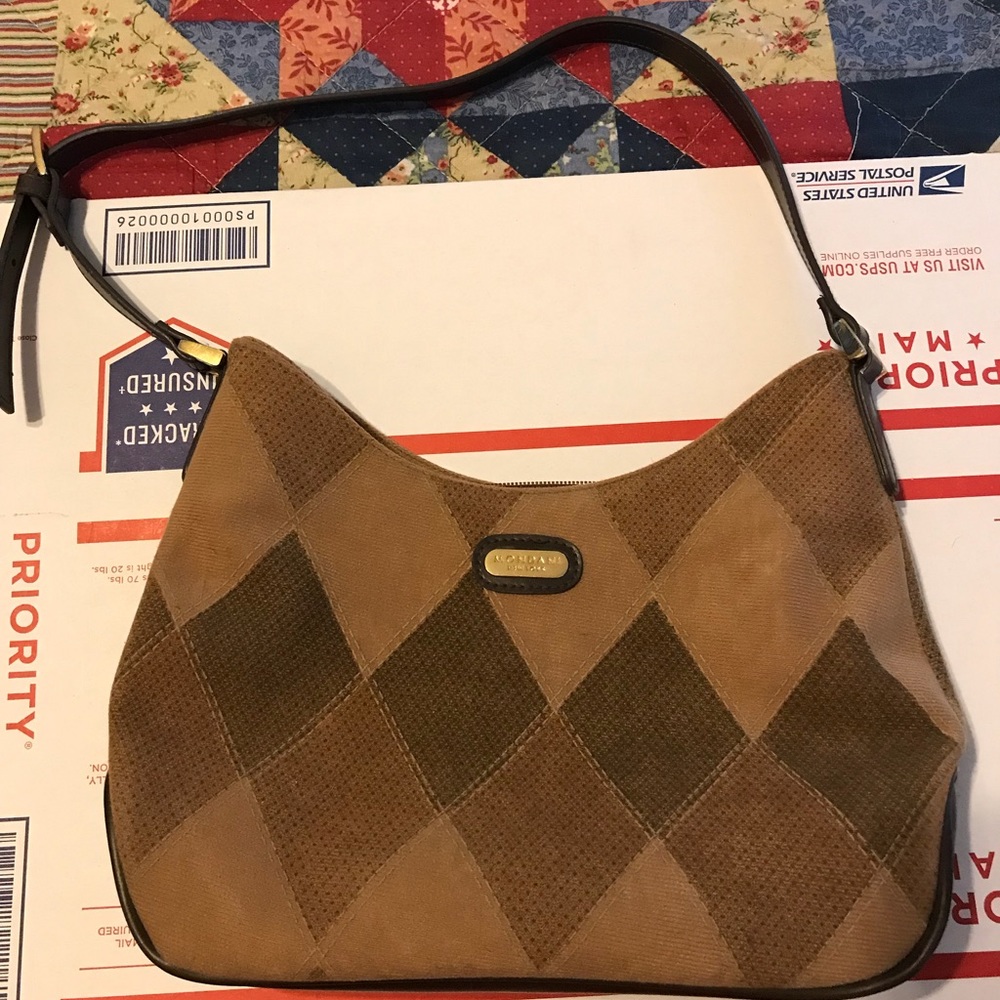 Mondani New York brown and tan vintage bag.